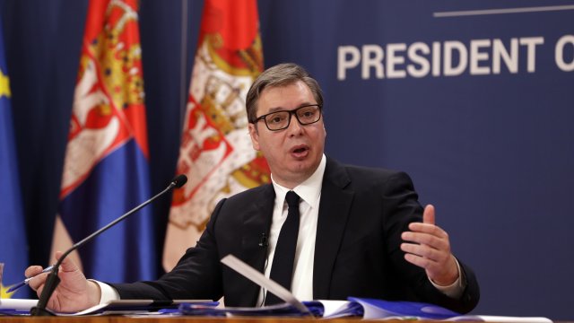 Сръбският президент Александър Вучич съобщи че страната му не е