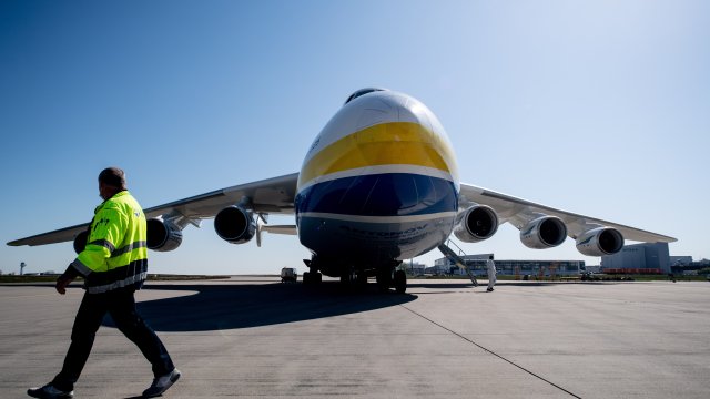 Най големият самолет в света товарният самолет Антонов 225 известен като Мрия