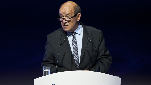 Френският външен министър Жан Ив льо Дриан заяви днес че Русия