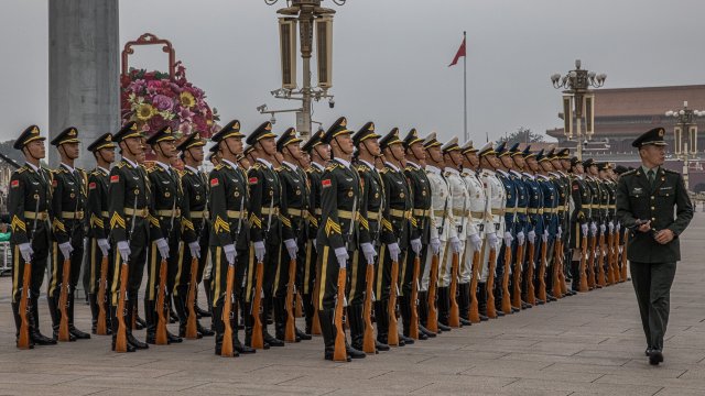 Китайската армия заяви днес че през последните дни е провела