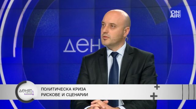 Депутатът от "Демократична България" Атанас Славов заяви в предаването "Денят