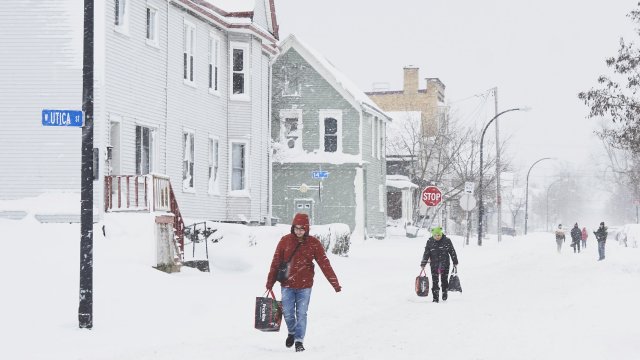 След чудовищната зимна буря която удари САЩ се съобщава за