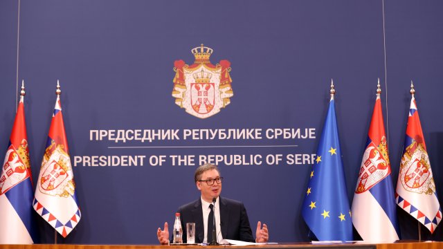 Президентът на Сърбия Александър Вучич заяви че рекорден брой чуждестранни