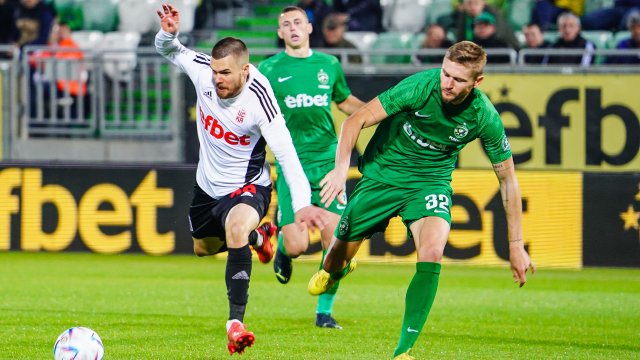 Лудогорец и ЦСКА 1948 завършиха 1 1 в Разград в среща от