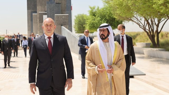 В Абу Даби президентът Румен Радев който е на официално