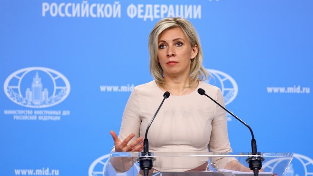 Говорителят на руското министерство на външните работи Мария Захарова категорично