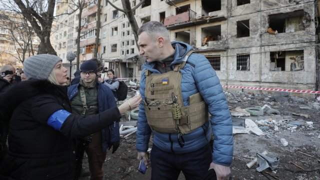 Кметът на Киев Виталий Кличко каза на жителите на украинската