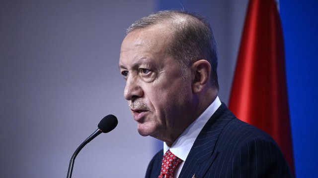 Президентът на Турция Реджеп Ердоган заяви в петък, че турците
