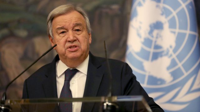 Генералният секретар на ООН заяви днес че се надява Украйна