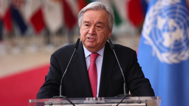 Генералният секретар на ООН Антониу Гутериш каза че ще дойде