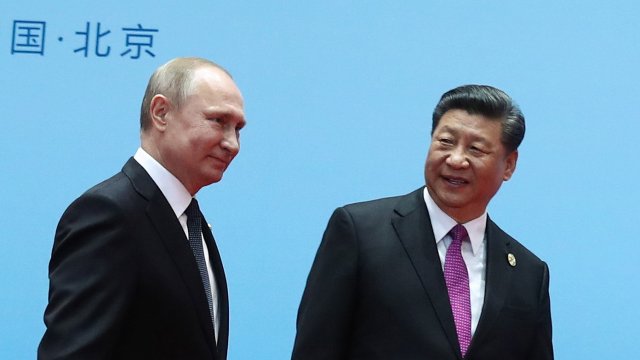 Президентът на Русия Владимир Путин пристига на посещение в Пекин,