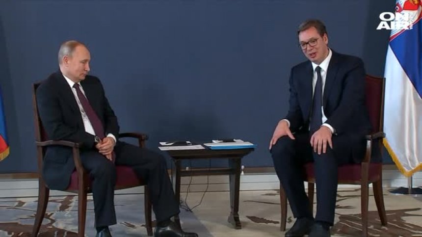 "Турски поток", Косово, орден за Вучич... Путин на посещение в Сърбия