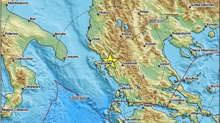 Земетресение от 4,1 по Рихтер разклати Гърция