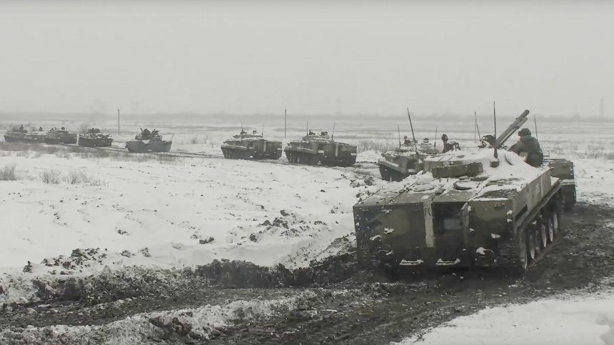 САЩ: Русия е събрала 70% от военния си потенциал, нужен за инвазия в Украйна