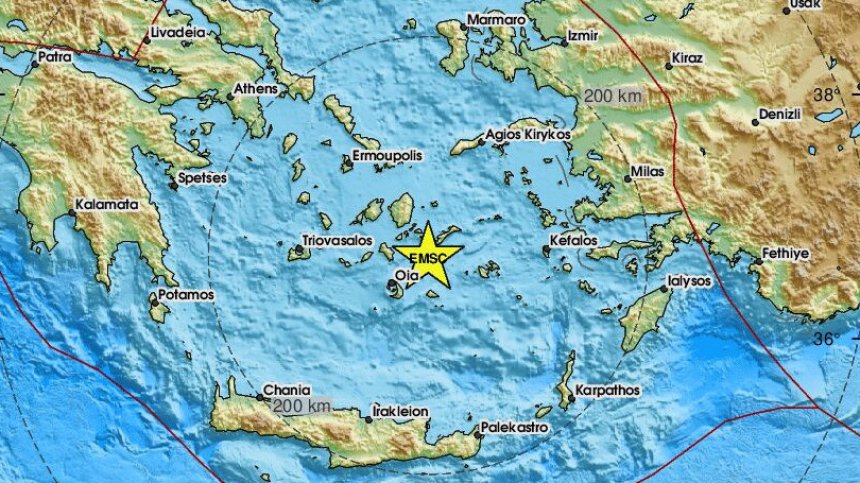 Поредно силно земетресение от 5 по Рихтер разклати Додеканезите