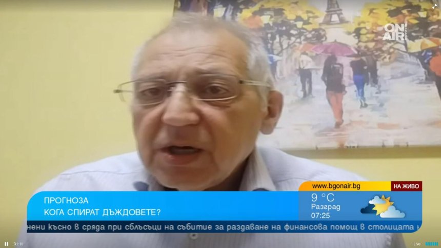 Дъжд и гръмотевици през уикенда, валежите продължават и следващата седмица
