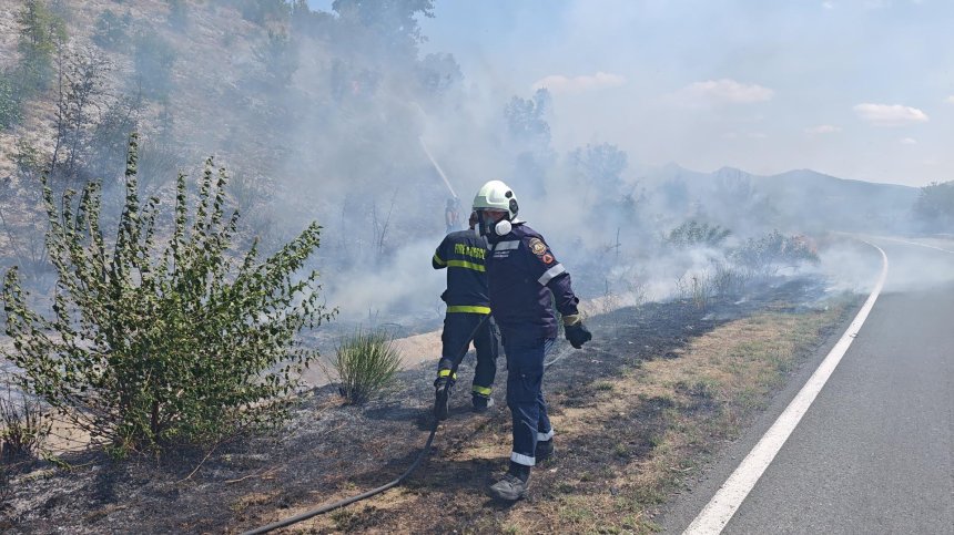 Задържаха мъж за причиняване на сериозен пожар в Старозагорско