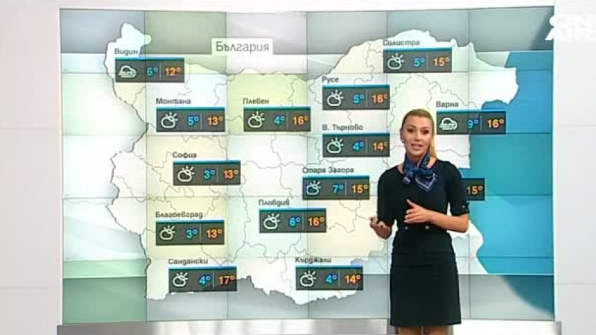 Седмицата започва с променлива облачност и ниски градуси