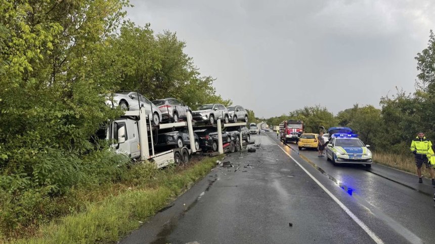 Водач загина при тежка катастрофа на път I-1 между Бели извор и Враца