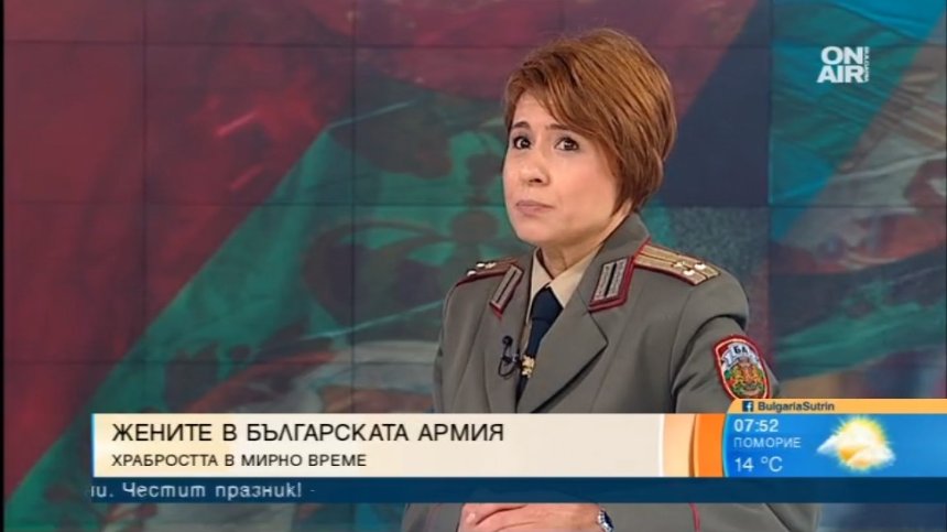 Нежната сила на Българската армия: Говори ст. лейт. Мария Крашевска