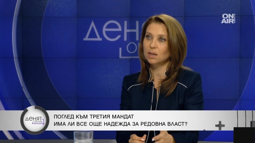 Михайлова: Във "Възраждане" вярваме в третия мандат, не сме склонни на компромиси