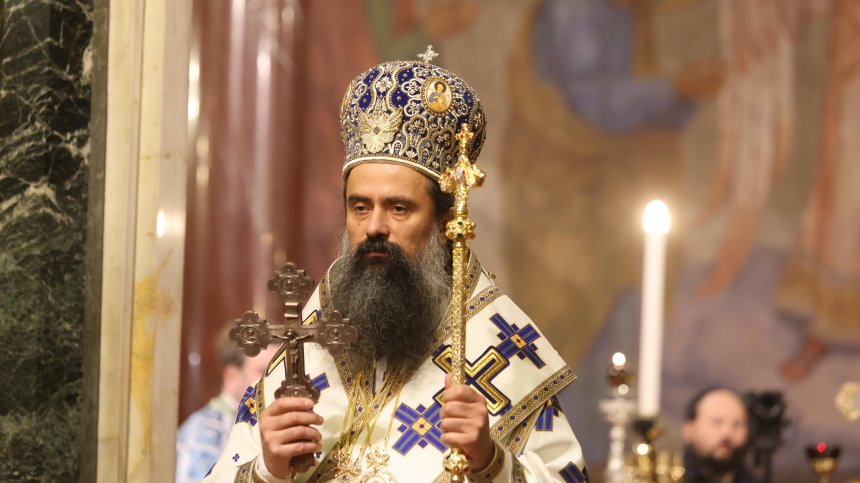 Патриарх Даниил отслужи литургия в "Св. Александър Невски" на Богоявление