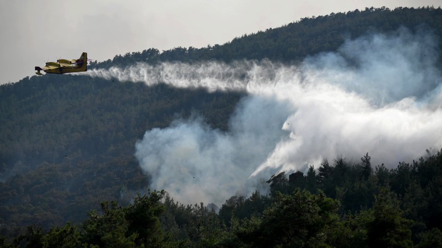 Близо 500 пожарникари се борят с огъня в Еврос, изгорели са  826 000 декара