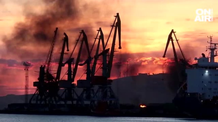 Докладваха на Путин за поразения руски кораб "Новочеркаск" (+ВИДЕО)