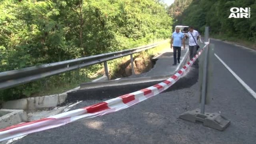 Опасно свлачище на прохода Шипка