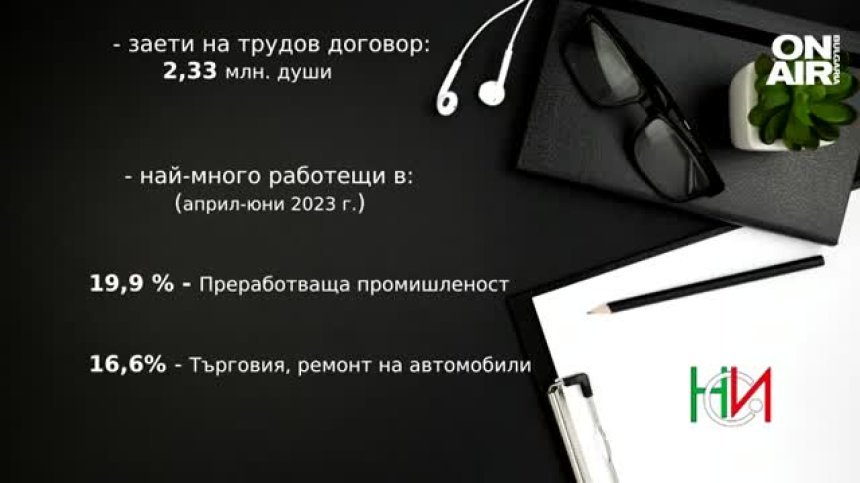 Намаляла е "заплатата в плик", повече българи работят на трудов договор