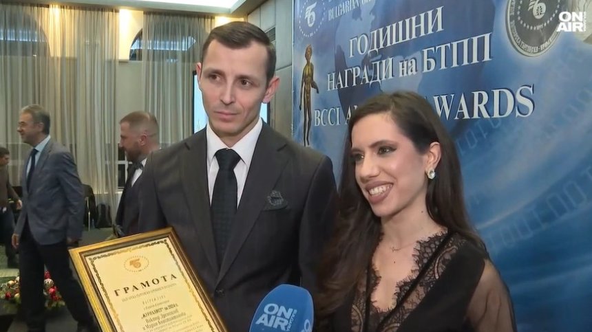 Водещите на "България сутрин" Мария Константинова и Виктор Дремсизов получиха престижно отличие