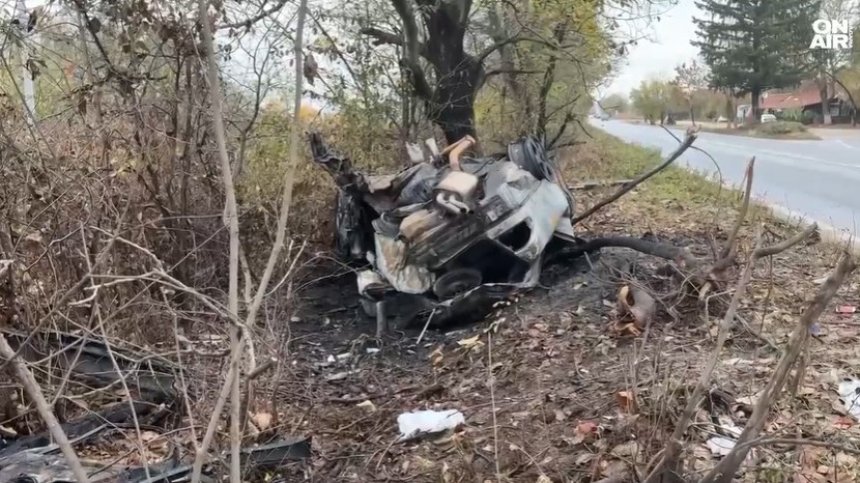 Загиналите младежи край Иганово не успели да излязат от горящата кола