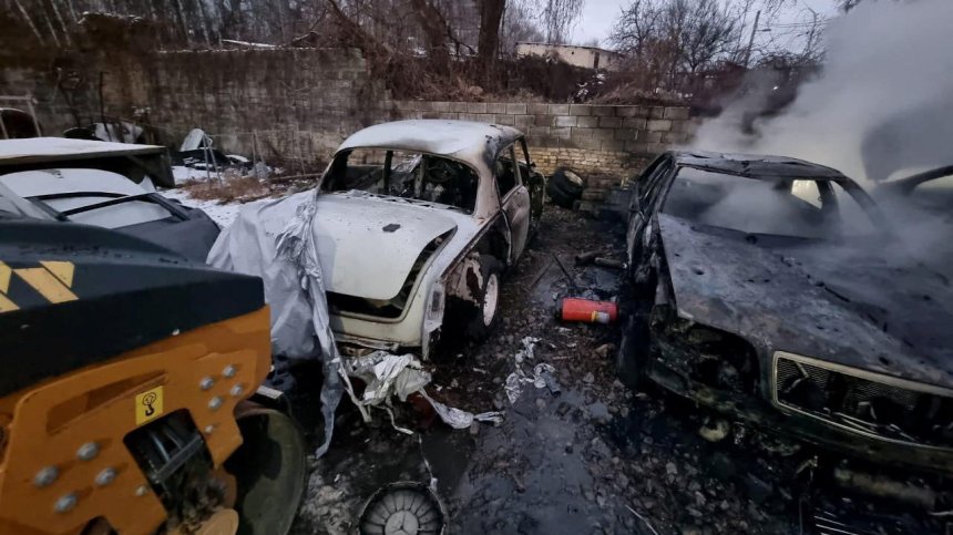 Безсънна нощ в Украйна заради руските удари (СНИМКИ)