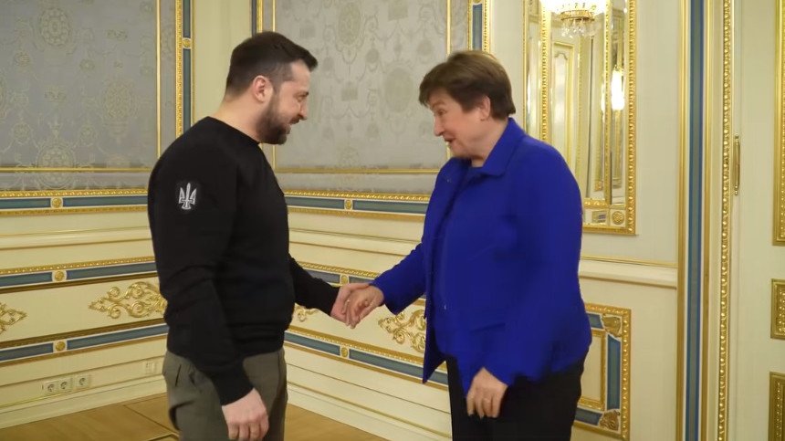 Зеленски след срещата с Кристалина Георгиева: Това също са оръжия - икономически