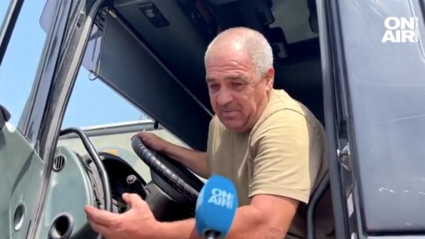 "Какво да ядем, какво да пием?": Шофьори недоволстват, спират ги да чакат на над 40&deg;C