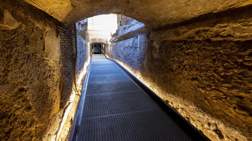 Древен тунел под Колизеума става достъпен за посетители