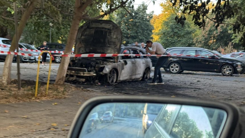 При палеж изгоря колата на шефа на полицията в Козлодуй