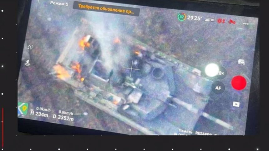 Русия: И "Ейбрамс"-ите горят, първият е унищожен в района на Авдеевка (+ВИДЕО)