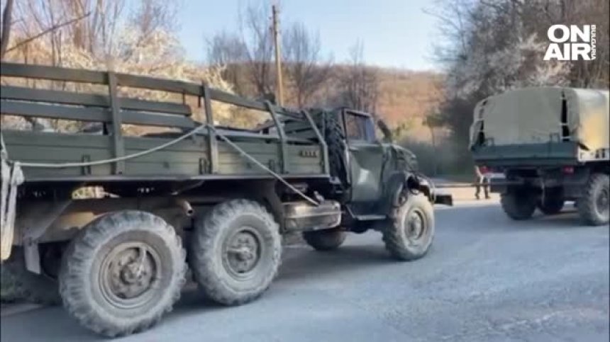 Изтеглиха катастрофиралия с мигранти край Граматиково камион от река Велека