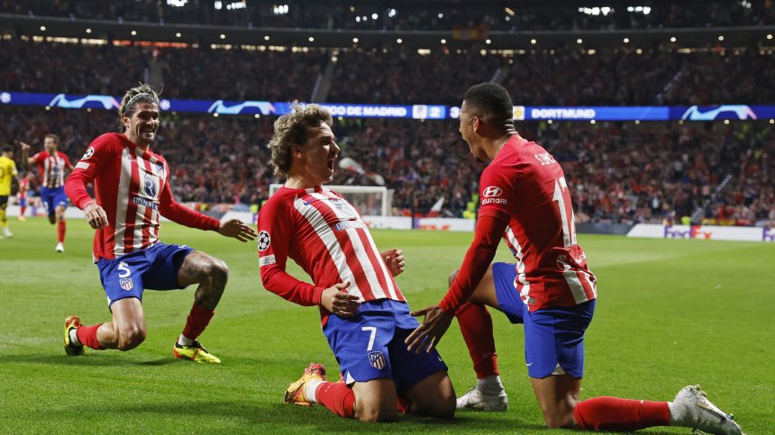 "Атлетико" (Мадрид) взе аванс срещу "Борусия", всичко се решава в Дортмунд