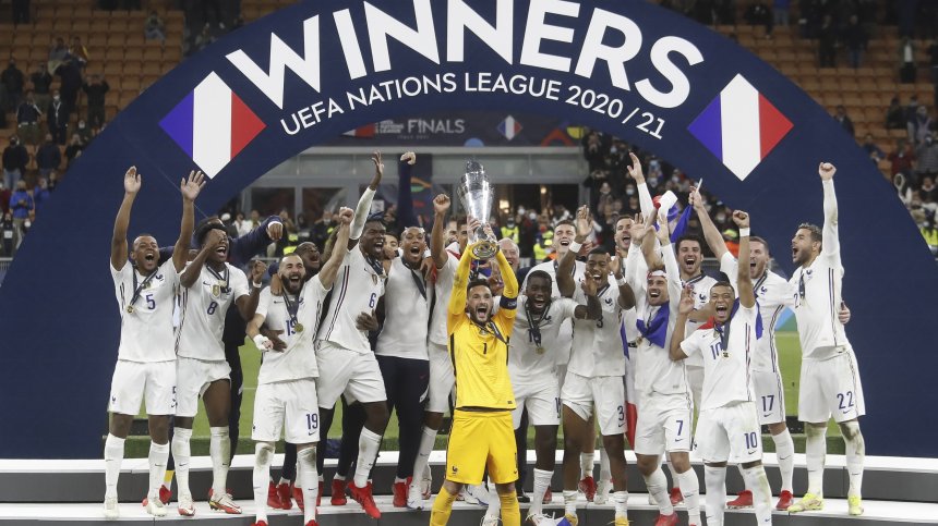 Франция триумфира в Лигата на нациите, Бензема и Мбапе нокаутираха Испания