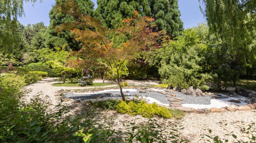 Обновената Японска градина в софийския зоопарк стана на една година