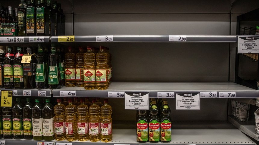 В Испания разграбиха олиото, въведоха лимит за продажба в магазините