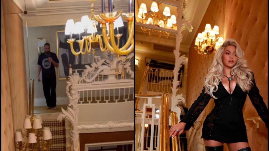 Бионсе в апартамента на Азис във Вегас