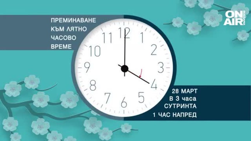 Местим часовниците с един час напред, ще спим по-малко