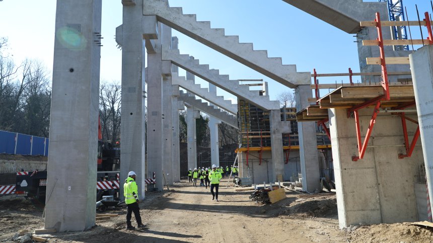 Строят с бързи темпове новия стадион на ЦСКА (+ВИДЕО)