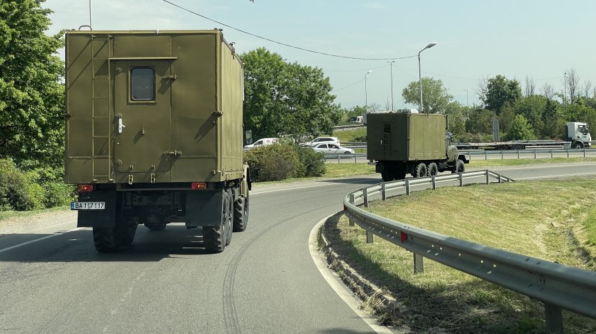 Военна техника тръгва по пътищата на България за учение на НАТО