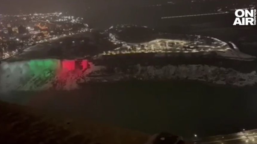 Ниагарският водопад грейна в българския трибагреник за 3 март