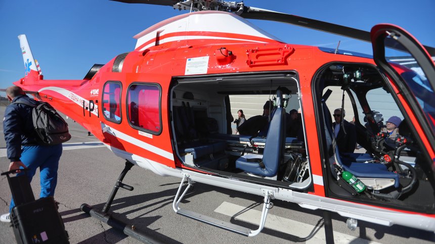 Техническа профилактика спряла медицинския хеликоптер за акцията след мълнията