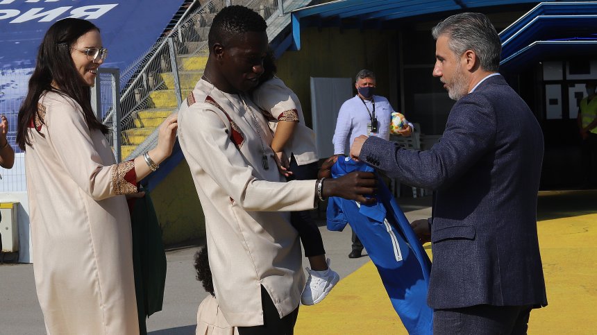 Хали Тиам се сбогува с "Левски" в социалните мрежи